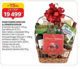 Auchan MAGYAROS UNICUM AJÁNDÉKKOSÁR ajánlat