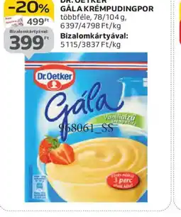 Auchan DR. OETKER GÁLA KREMPUDINGPOR ajánlat