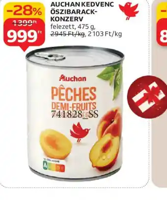 Auchan AUCHAN KEDVENC ŐSZIBARACK-KONZERV ajánlat