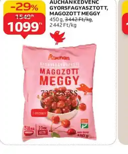 Auchan Auchankedvenc Gyorsfagyasztott Magozott Meggy ajánlat