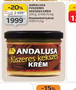 Auchan ANDALUSA FŰSZERES KEKSZES KRÉM ajánlat