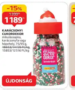 Auchan KARÁCSONYI CUKORDEKOR ajánlat