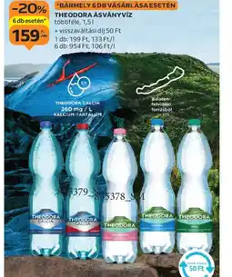 Auchan THEODORA ÁSVÁNYVÍZ ajánlat