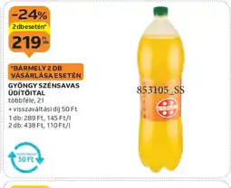 Auchan GYÖNGY SZÉNSAVAS ÜDÍTŐITAL ajánlat