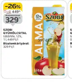 Auchan SZOBI GYÜMÖLCSITAL ajánlat