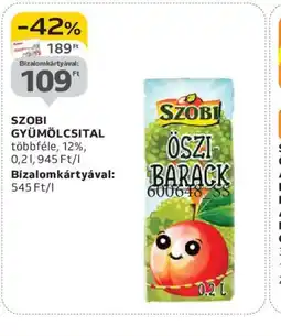 Auchan SZOBI GYÜMÖLCSITAL ajánlat