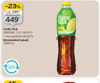 Auchan FUZE TEA ajánlat