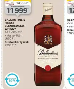 Auchan BALLANTINE'S FINEST BLENDED SKT WHISKY ajánlat