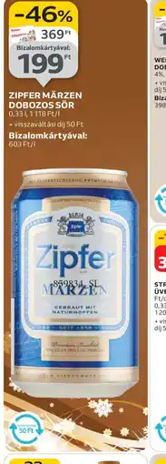 Auchan ZIPFER M 50 FtRZEN DOBOZOS SÖR ajánlat