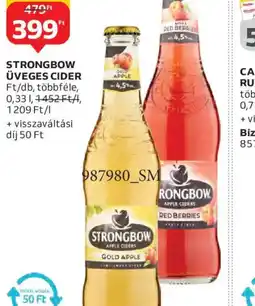 Auchan STRONGBOW ÜVEGES CIDER ajánlat