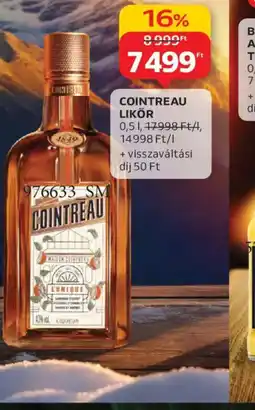 Auchan COINTREAU LIKŐR ajánlat