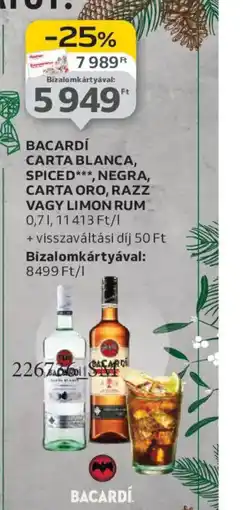 Auchan BACARDÍ ajánlat