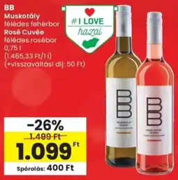 Spar BB Muskotály, Rosé Cuvée ajánlat