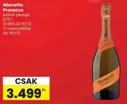 Spar Mionetto Prosecco ajánlat