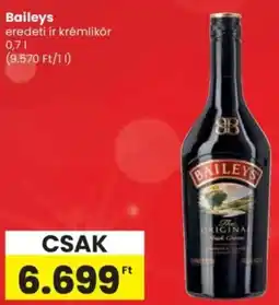 Spar Baileys eredeti ír krémlikőr ajánlat
