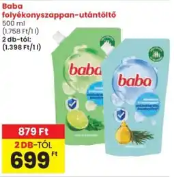 Spar Baba folyékonyszappan-utántöltő ajánlat