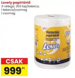 Spar Lovely papírtörlő ajánlat