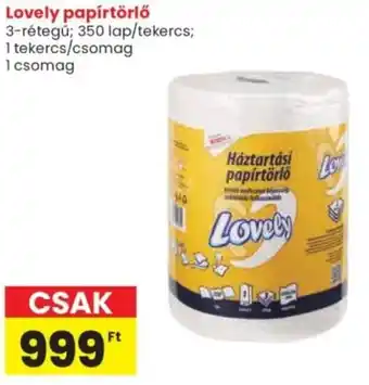 Spar Lovely papírtörlő ajánlat