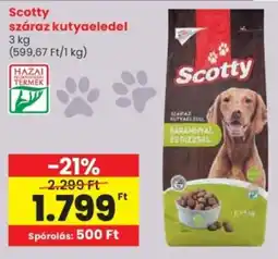 Spar Scotty száraz kutyaeledel ajánlat
