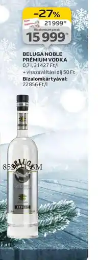 Auchan BELUGA NOBLE PRÉMIUM VODKA ajánlat