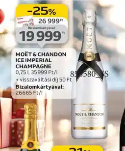 Auchan MOËT & CHANDON ICE IMPERIAL CHAMPAGNE ajánlat