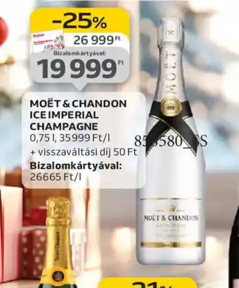 Auchan MOËT & CHANDON ICE IMPERIAL CHAMPAGNE ajánlat