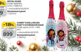Auchan GABBY'S DOLLHOUSE PARTY GYERMEKPEZSGŐ ajánlat