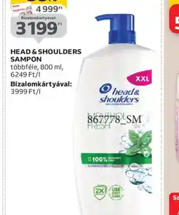 Auchan HEAD Számos The Silky Way regeneráló hajápoló 20% KEDVEZMÉNNYEL. SHOULDERS SAMPON ajánlat
