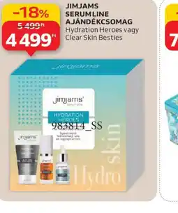 Auchan JIMJAMS SERUMLINE AJÁNDÉKCSOMAG ajánlat