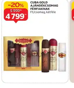 Auchan CUBA GOLD AJÁNDÉKCSOMAG FÉRFIAKNAK ajánlat