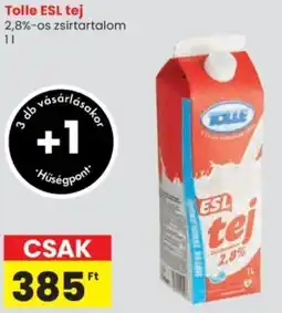 Spar Tolle ESL tej ajánlat