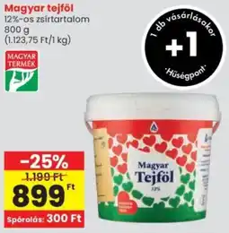 Spar Magyar tejföl ajánlat