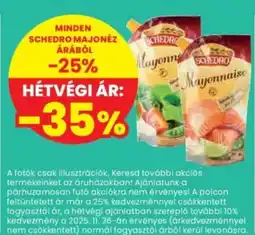 Spar Schedro majonéz ajánlat