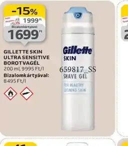 Auchan GILLETTE SKIN BOROTVAGÉL ajánlat