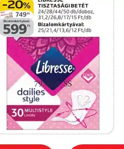 Auchan LIBRESSE TISZTASÁGI BETÉT ajánlat