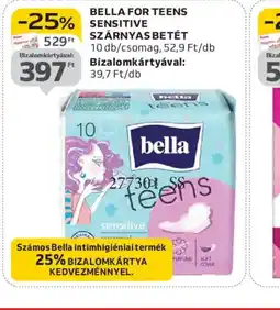 Auchan BELLA FOR TEENS SENSITIVE SZÁRNYAS BETÉT ajánlat