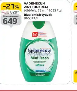 Auchan VADEMECUM 2IN1 FOGKRÉM ajánlat