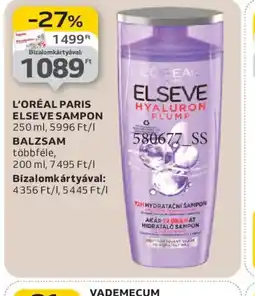 Auchan L'ORÉAL PARIS ELSEVE SAMPON ajánlat