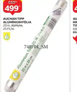 Auchan AUCHAN TIPP ALUMÍNIUM FLIA ajánlat