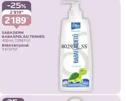 Auchan SÁBADERM BABAÁPOLÁSI TERMÉK ajánlat
