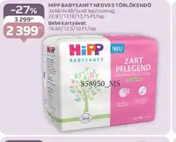 Auchan HIPP BABYSANFT NEDVES TÖRLŐKENDŐ ajánlat