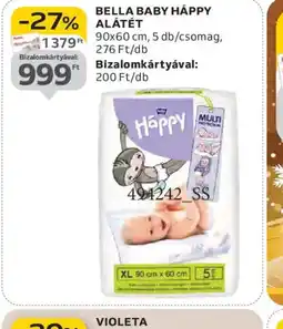 Auchan BELLA BABY HAPPY ALÁTÉT ajánlat