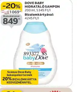 Auchan DOVE BABY HIDRATÁL SAMPON ajánlat