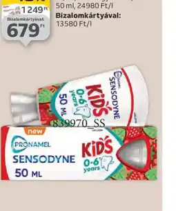 Auchan SENSODYNE FOGKRÉM ajánlat