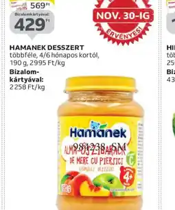 Auchan HAMANEK DESSZERT ajánlat