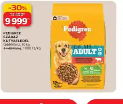 Auchan PEDIGREE SZÁRAZ KUTYAELEDEL ajánlat