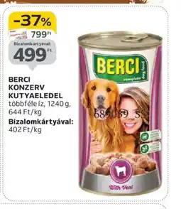 Auchan BERCI KONZERV KUTYAELEDEL ajánlat