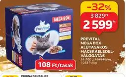 Auchan PREVITAL MEGA BOX ALUTASAKOS MACSKAELEDEL-VÁLOGATÁS ajánlat