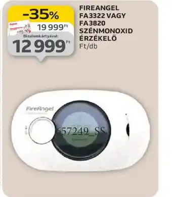 Auchan FIREANGEL FA3322 VAGY FA3820 SZÉNMONOXID ÉRZÉKELŐ ajánlat