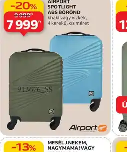 Auchan AIRPORT SPOTLIGHT ABS BŐRÖND ajánlat